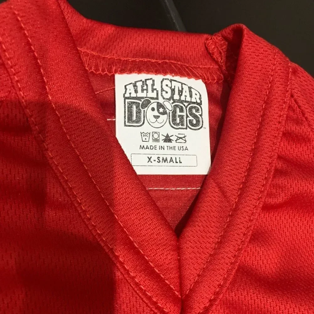 MLB Memphis red birds dog jersey size XS in dog clothing